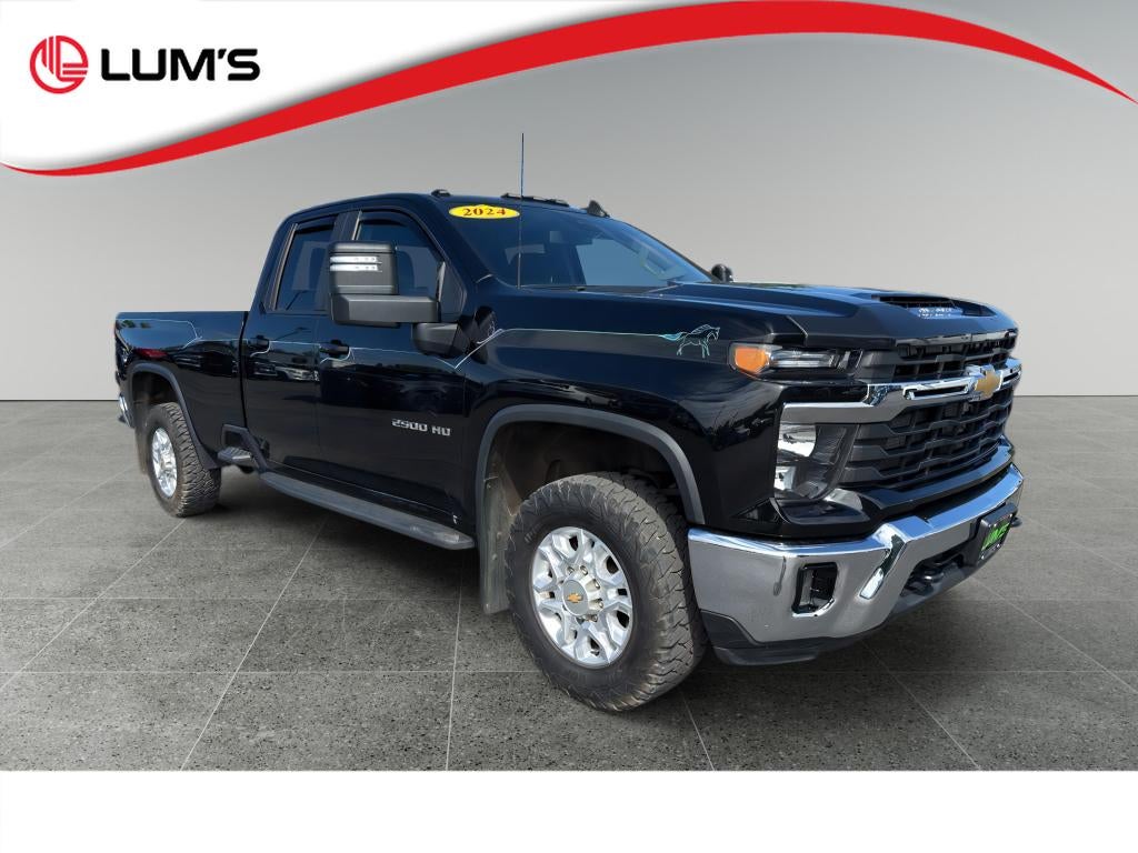 2024 Chevrolet Silverado 2500 HD LT in Black — front three-quarter view