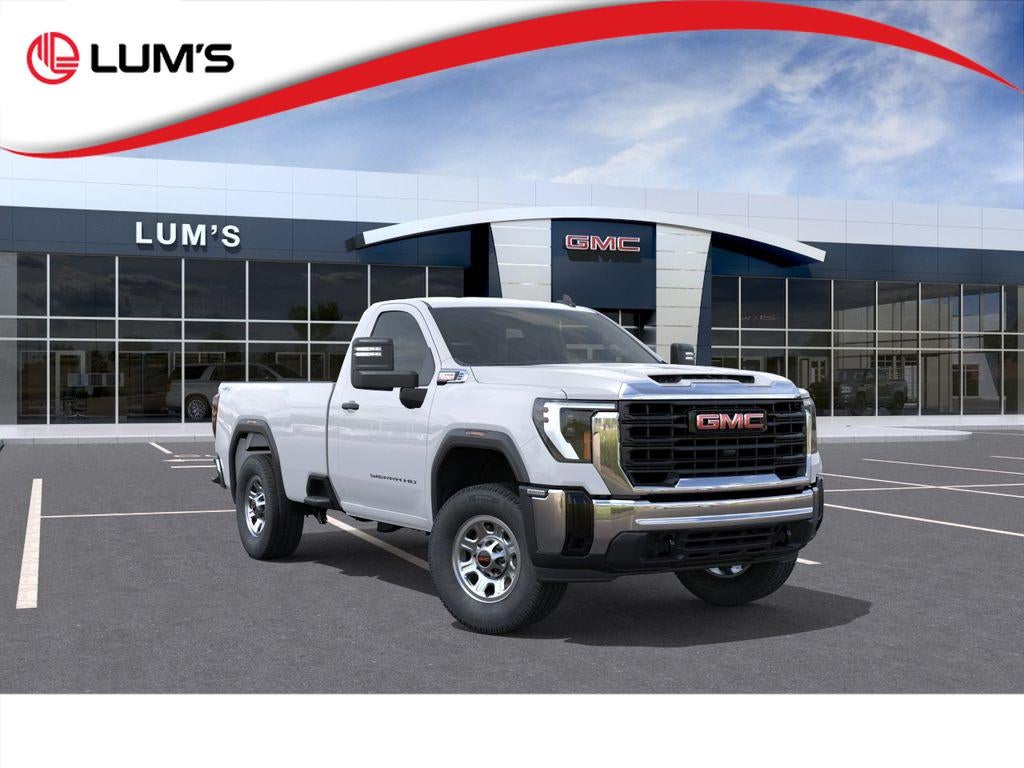 2026 GMC Sierra 3500 HD Pro in Summit White — front three-quarter view