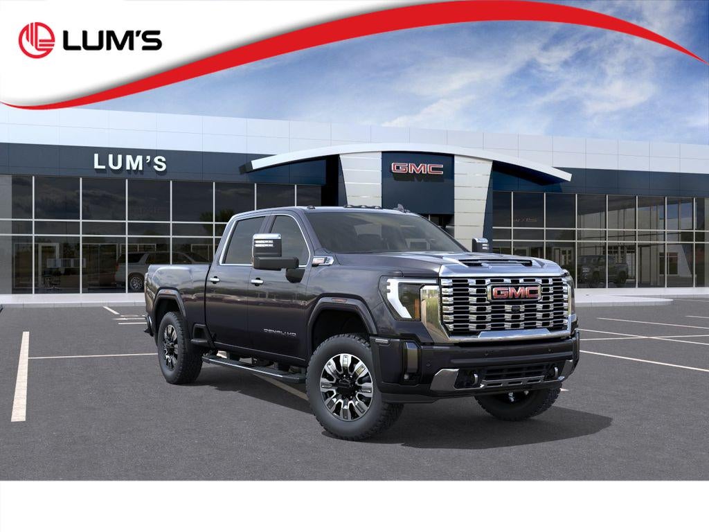 2026 GMC Sierra 2500 HD Denali in Titanium Rush Metallic — front three-quarter view