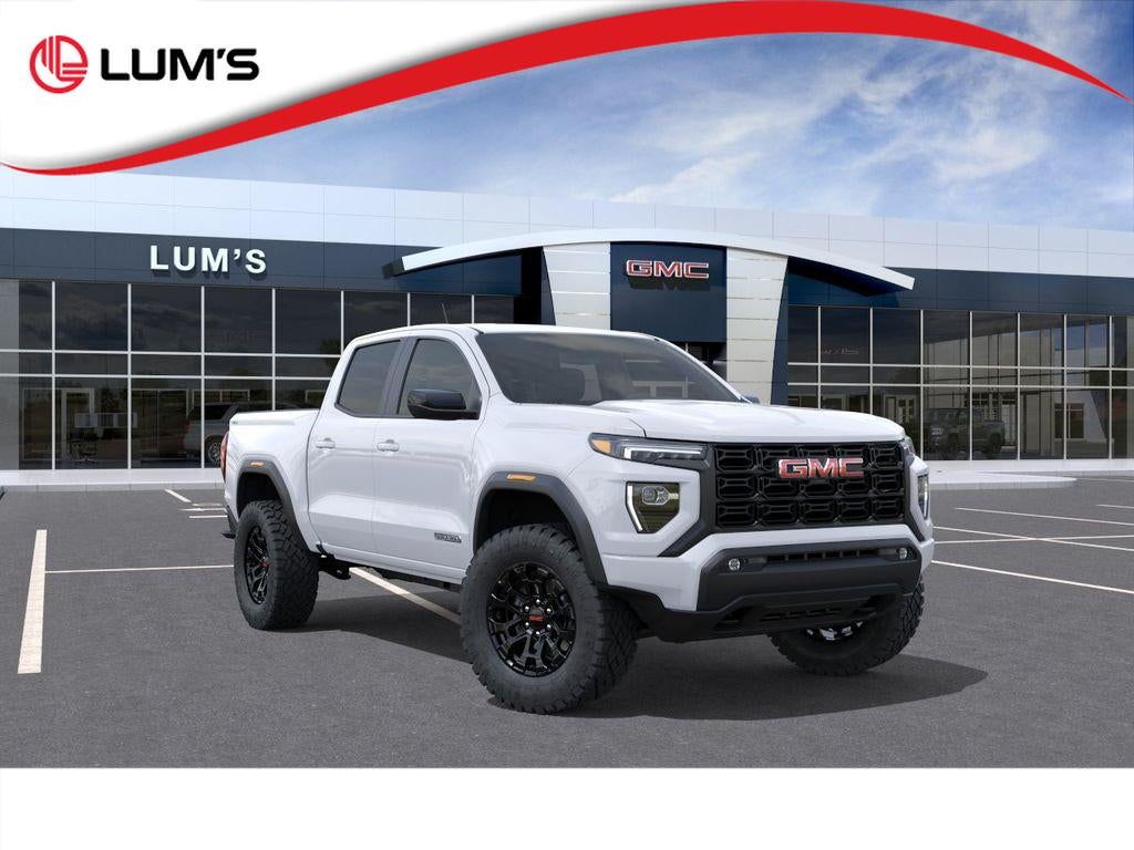 2026 GMC Canyon Elevation in Summit White — front three-quarter view