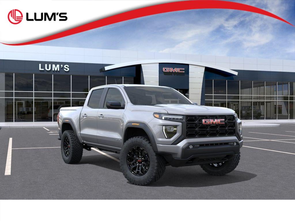 2026 GMC Canyon Elevation in Sterling Metallic — front three-quarter view
