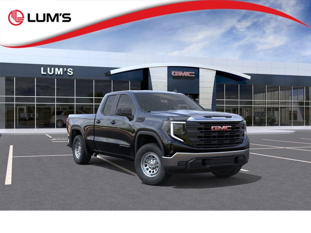 2026 GMC Sierra 1500 Pro in Onyx Black — front three-quarter view