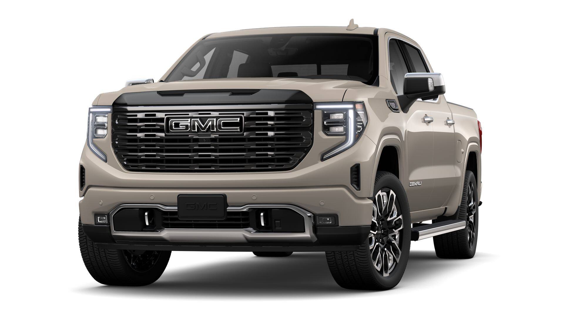 2026 GMC Sierra 1500 Denali Ultimate in Coastal Dune — front three-quarter view