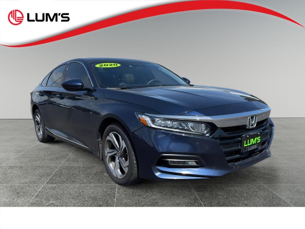 2020 Honda Accord EX in Blue — front three-quarter view