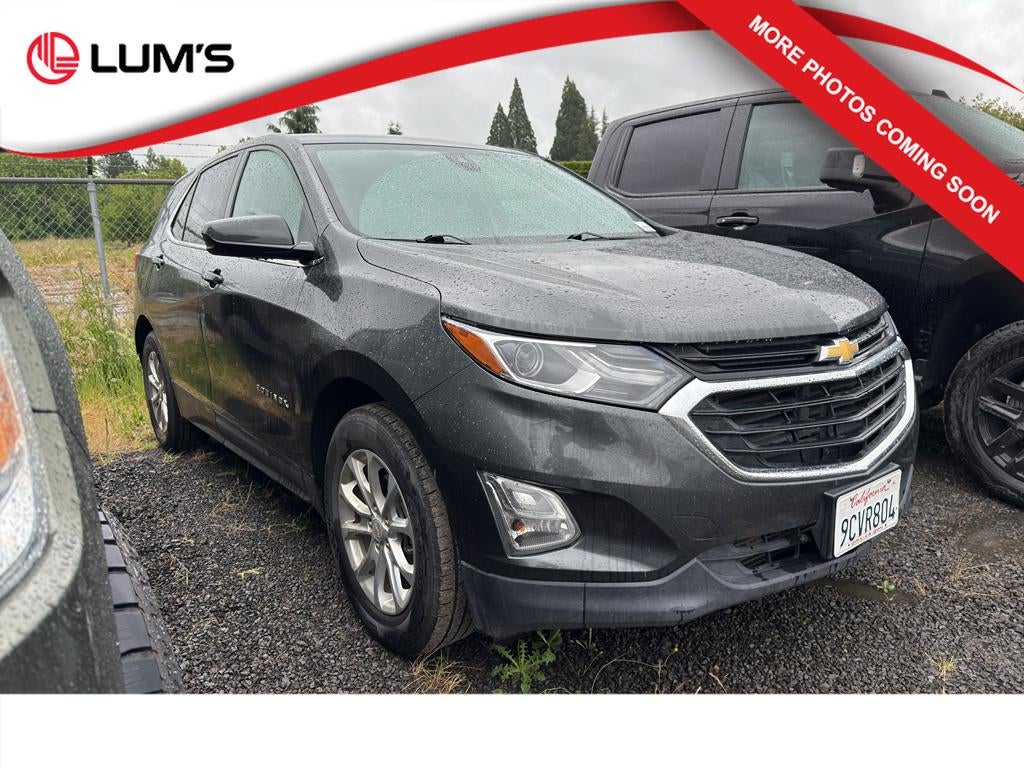 2021 Chevrolet Equinox LT in Nightfall Gray Metallic — front three-quarter view