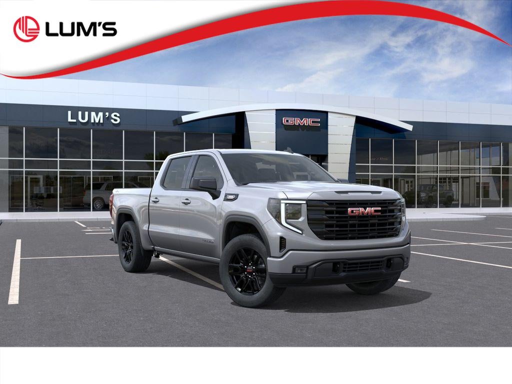 2026 GMC Sierra 1500 Elevation in Sterling Metallic — front three-quarter view