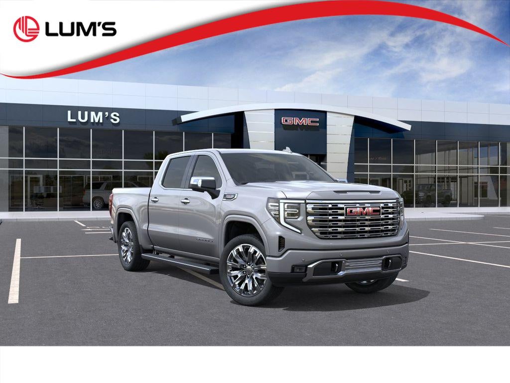 2026 GMC Sierra 1500 Denali in Sterling Metallic — front three-quarter view