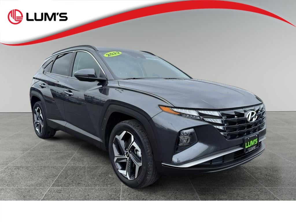 2022 Hyundai Tucson SEL in Gray — front three-quarter view