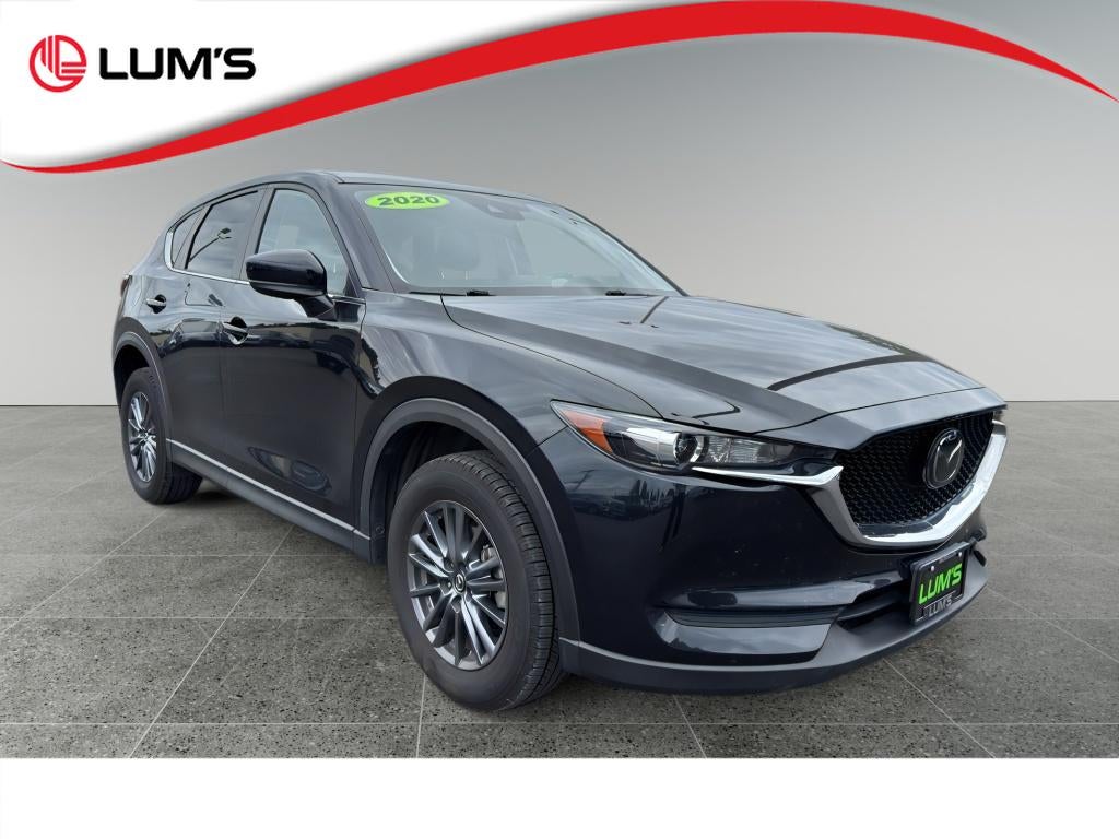 2020 Mazda Mazda CX-5 Touring in Black — front three-quarter view